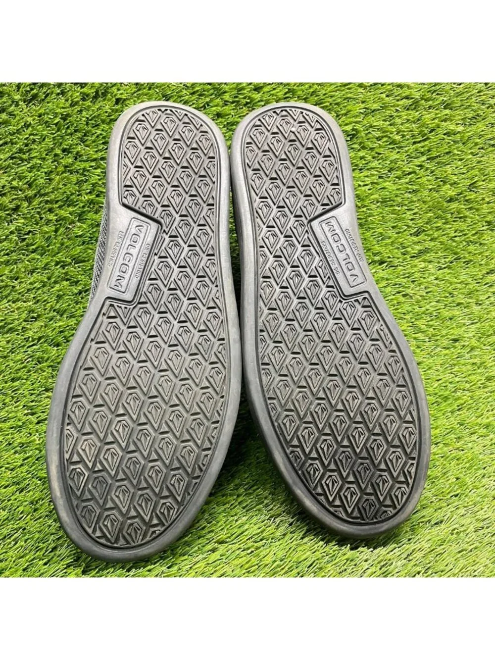 Volcom Chill Mens Size 12E Black Composite Toe Safety Working Slip-On Shoes